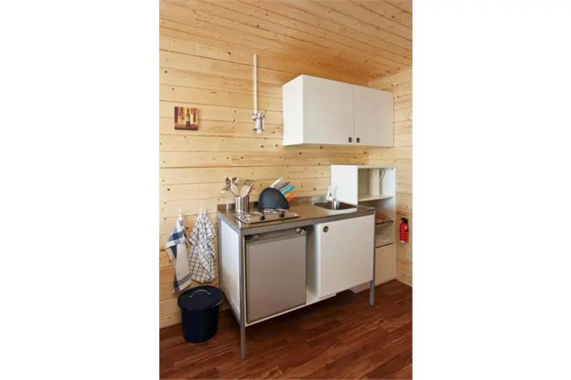 Küche Bungalowboot BunBo