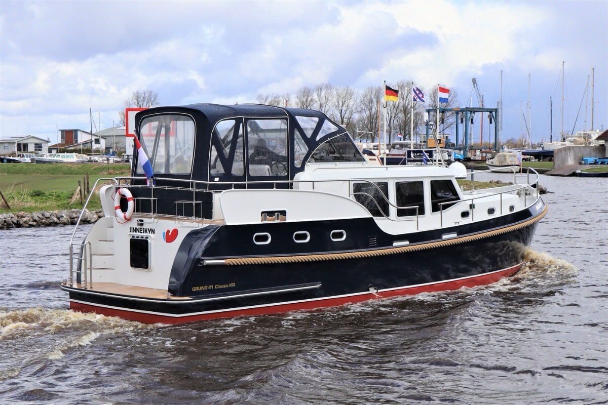 Unterwegs mit Motoryacht Gruno 41