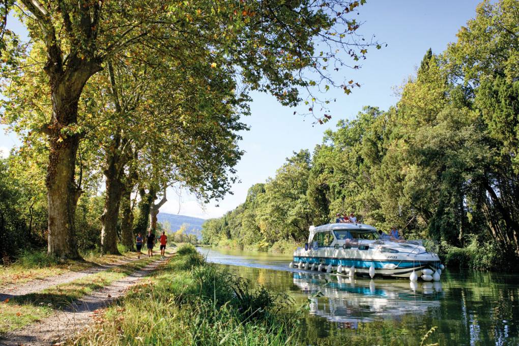 Treidelpfade entlang des Canal du Midi