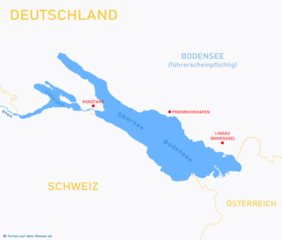 Bodensee Übersichtskarte