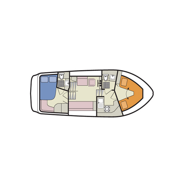 Grundriss Hausboot Consul