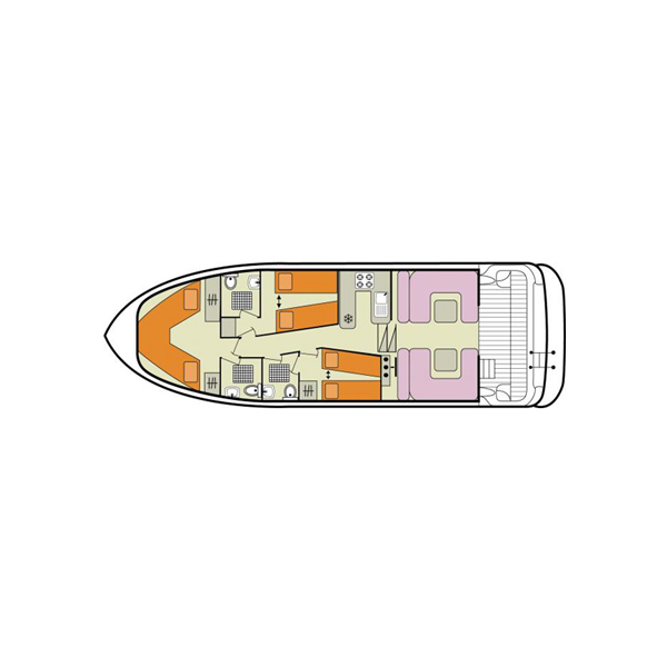 Grundriss Boot Elegance
