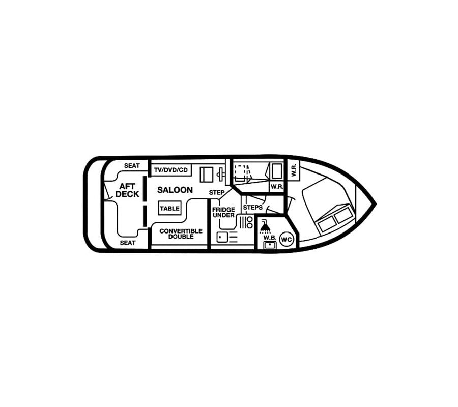 Grundriss Eriskay Boot