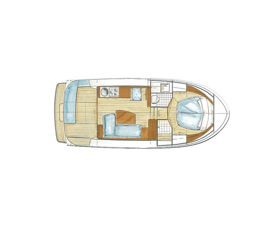 Grundriss Linssen 290 Forelle