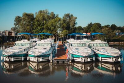 Hafen Kisköre in Ungarn Theiss