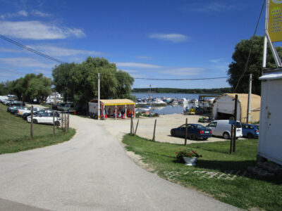 Hafen in Ungarn Theiss