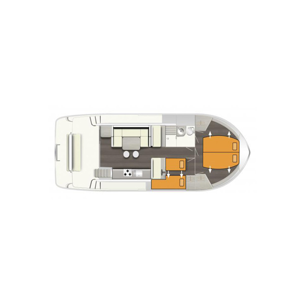 Grundriss Horizon 1 Boot