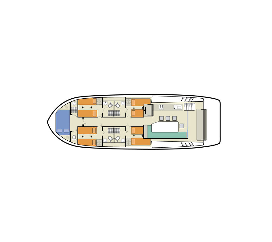 Grundriss Boot Horizon 5