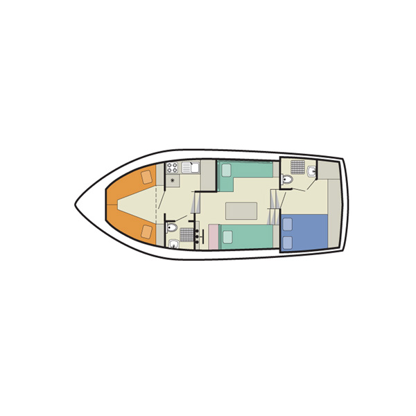 Grundriss Boot Lake Star