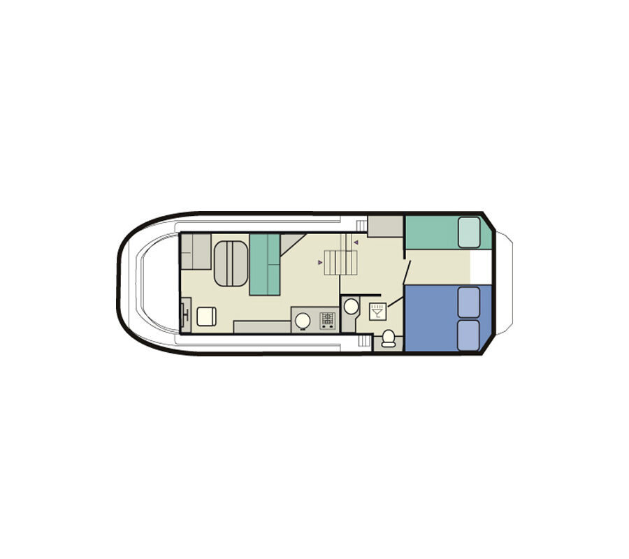 Grundriss Hausboot Sheba