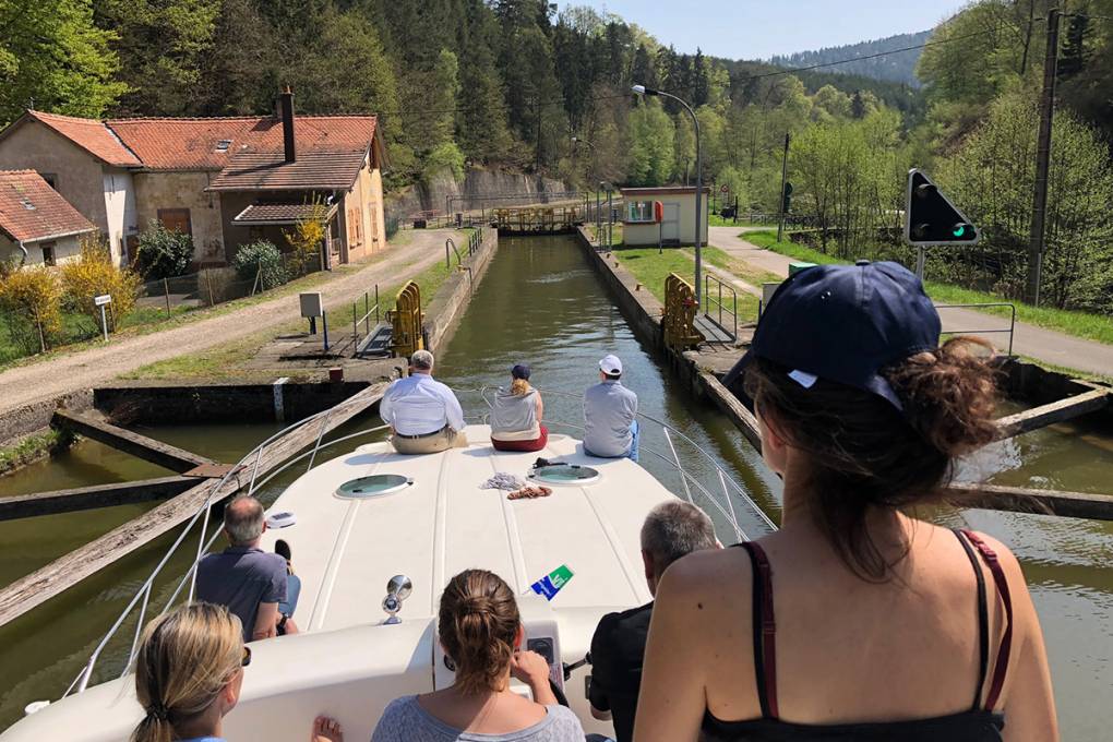 Vor der Schleuse mit Sixto Green