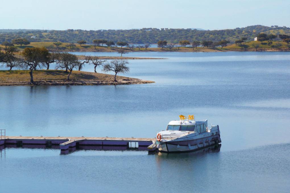 Steg am Lago Grande Alqueva Portugal