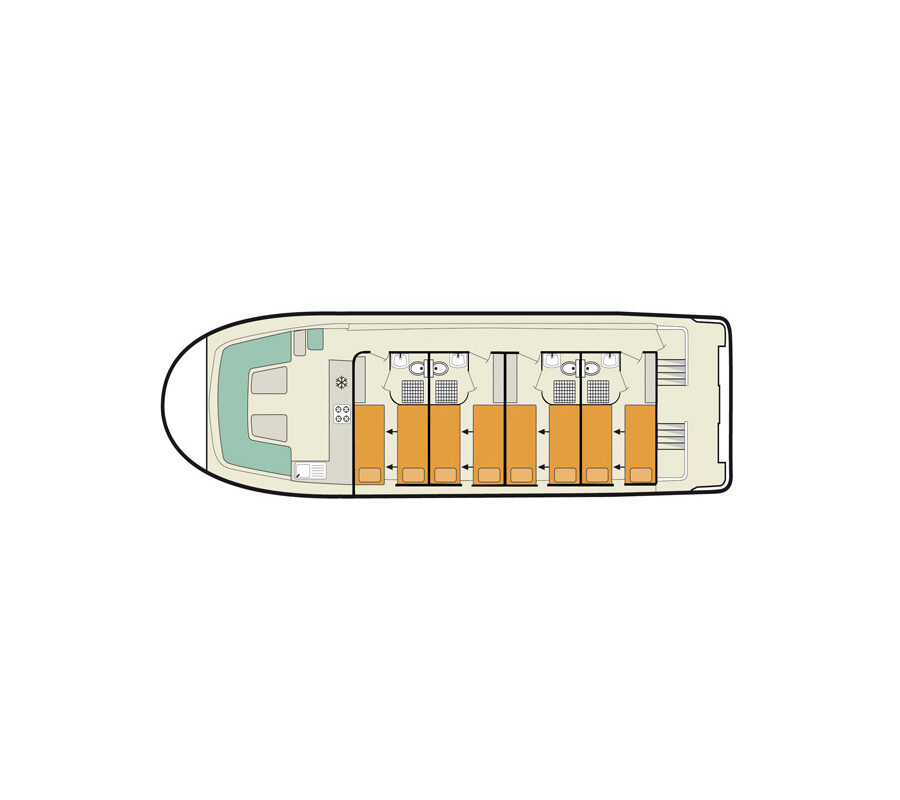 Grundriss Boot Vision 4