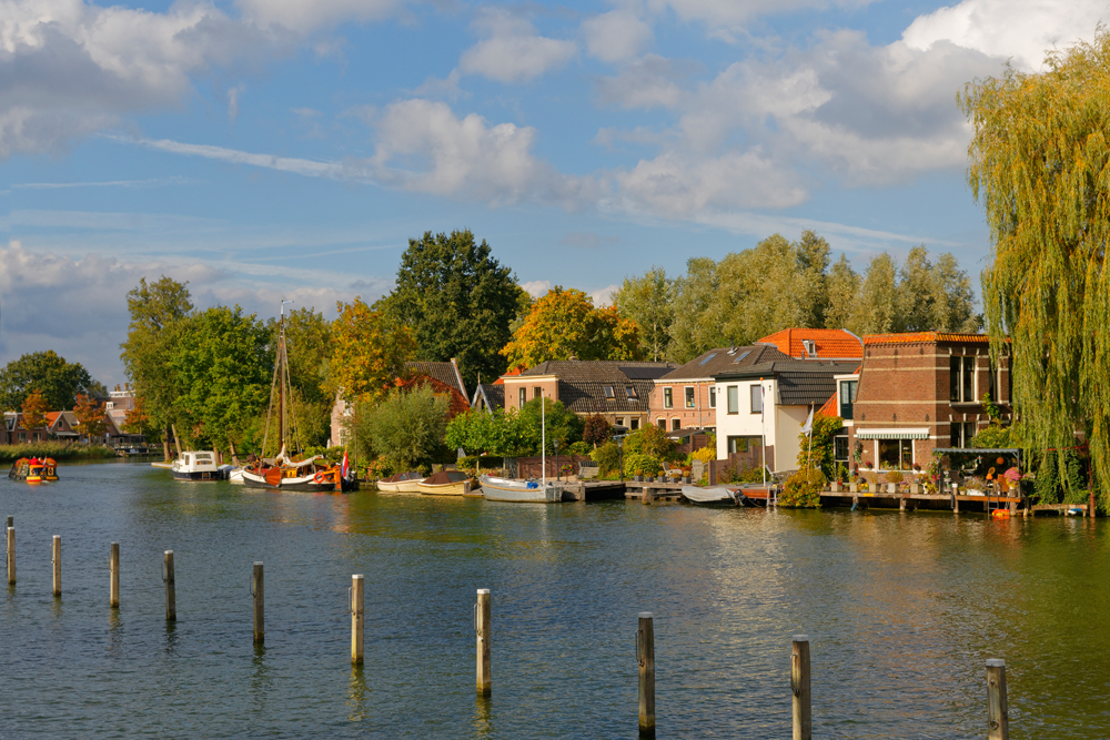 Wasserwege Holland Herbststimmung