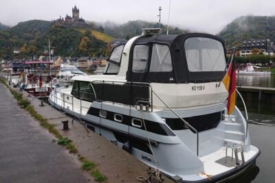 Anlegestelle an der Mosel