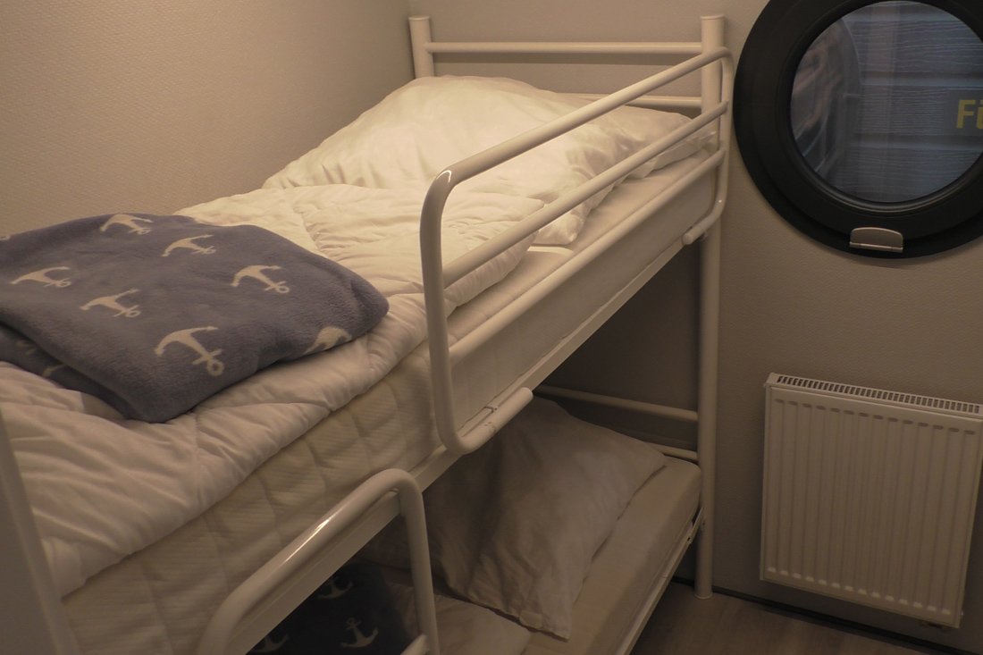 Kabine mit Etagenbett Bungalow Hausboot