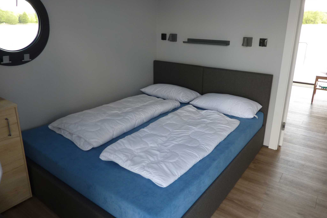 Ansicht Kabine Doppelbett