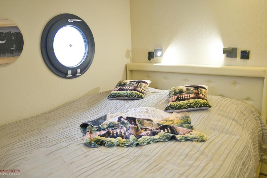 Doppelbett Apart XXL Bungalowboot La Mare