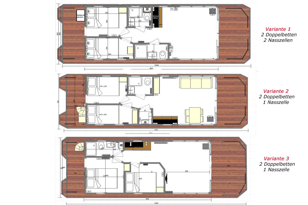 Grundriss Apart LL Dachterrasse Doppelbetten