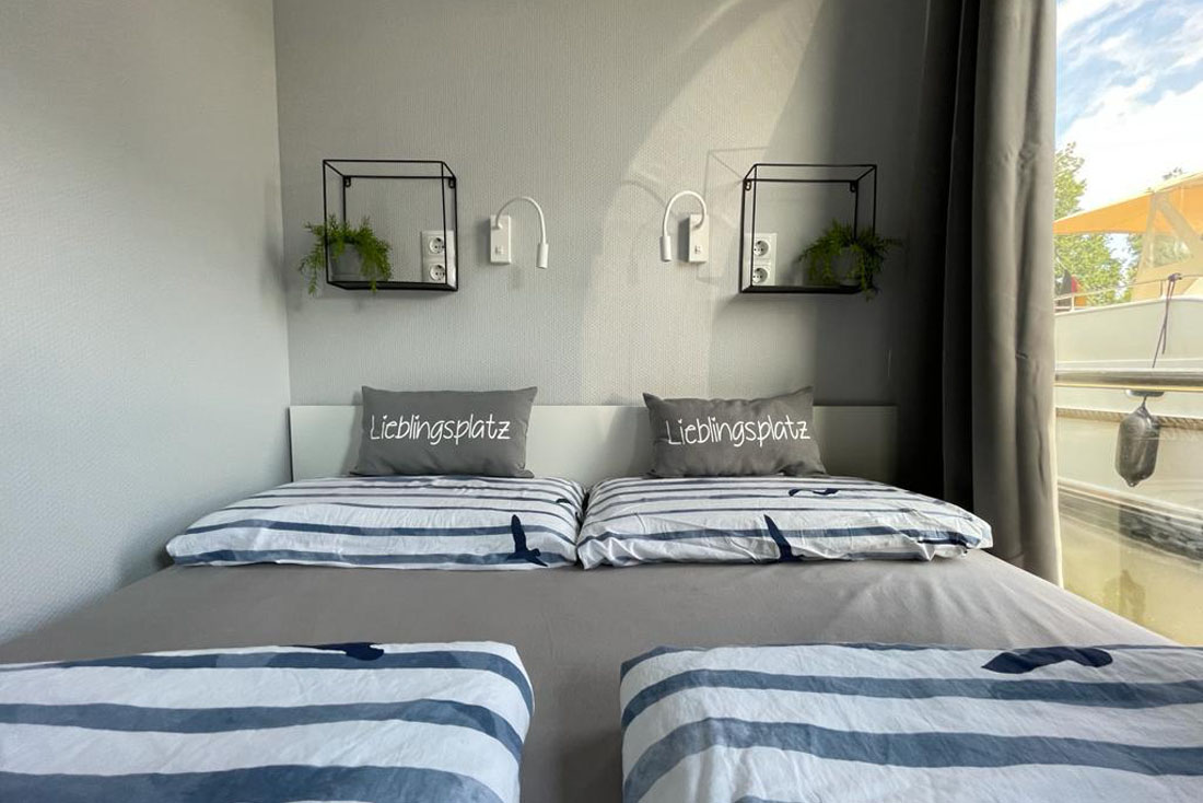 Kabine Doppelbett auf "Hele"