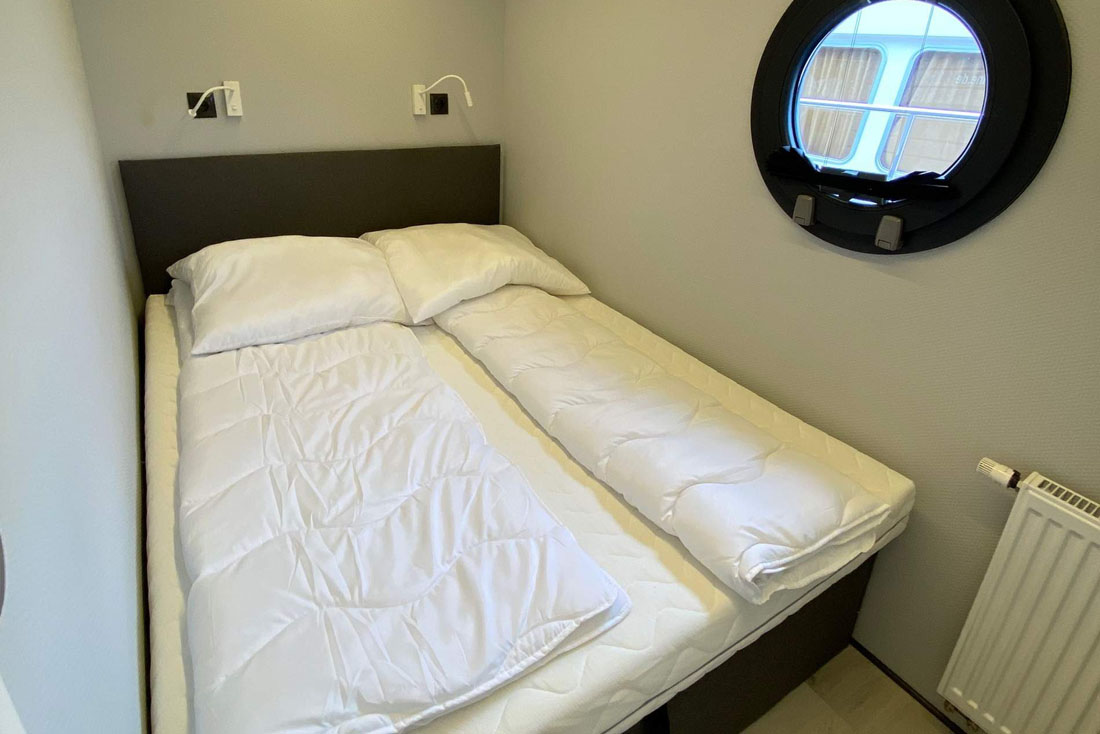 Kabine Doppelbett auf Belle Apart EL