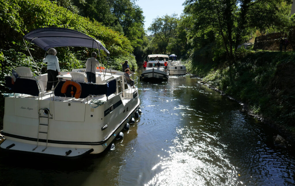 Begegnung im Kanal