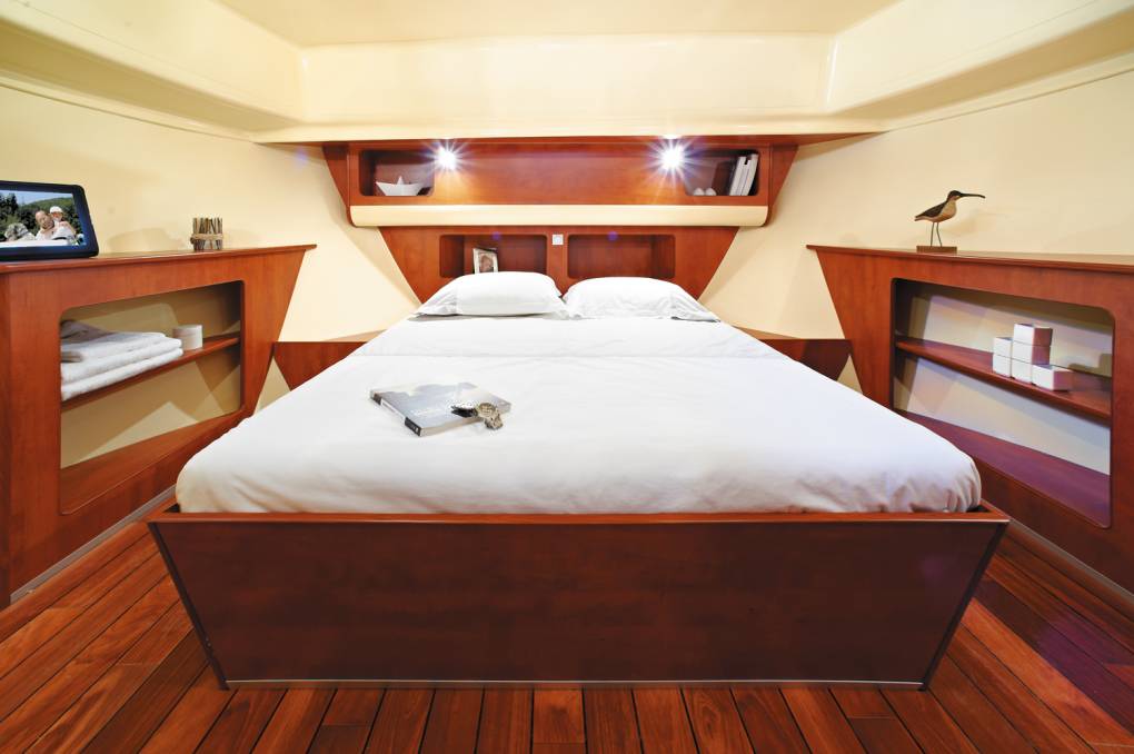 Masterkabine Doppelbett Boot Estivale Sixto+