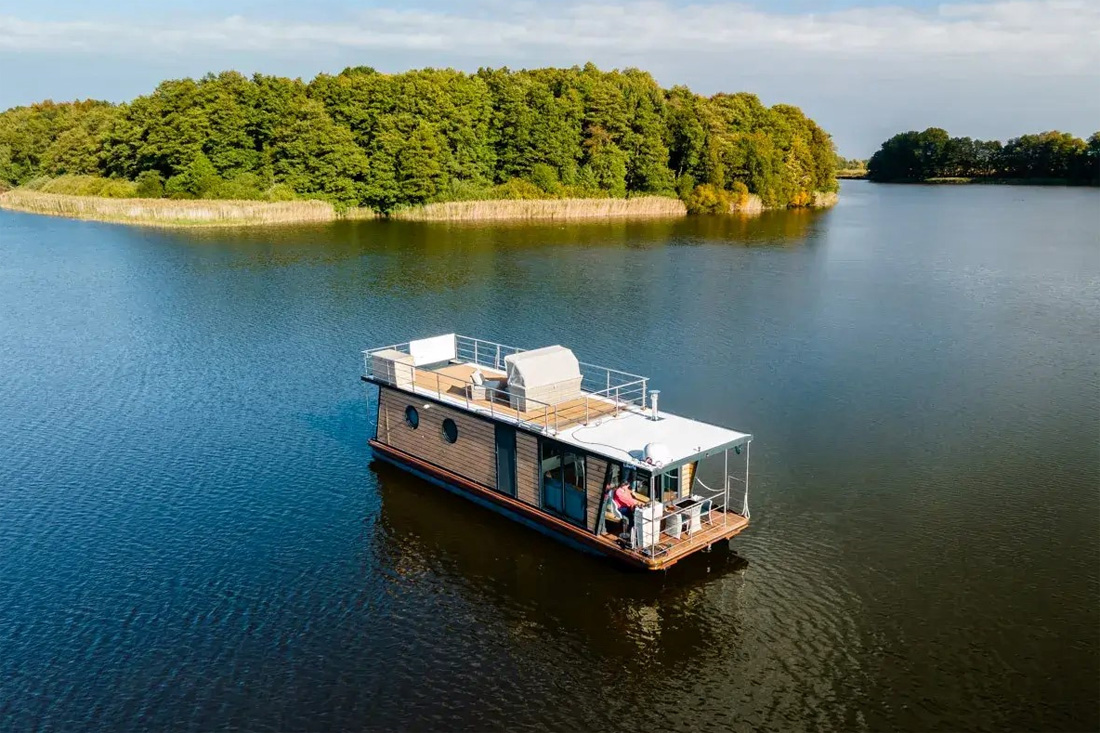 Liberty Bungalowboot Ansicht von oben