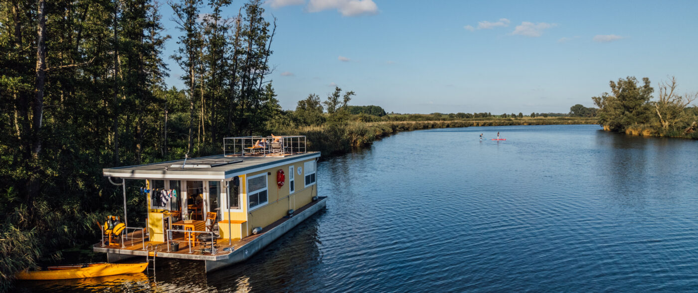 Hausboot mieten an der Peene