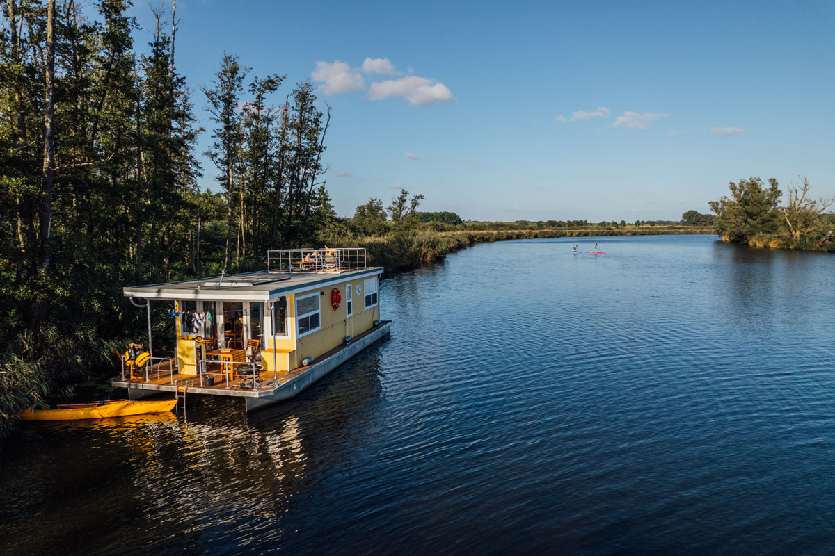 Wassersport und Entspannung an der Peene