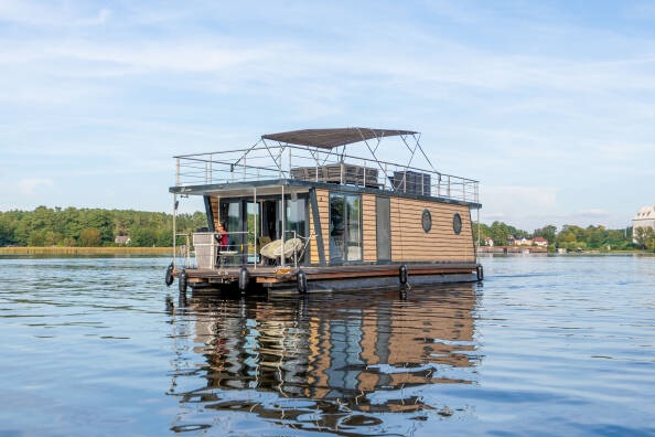 Bungalowboot Woma 13 Miami am Röblinsee