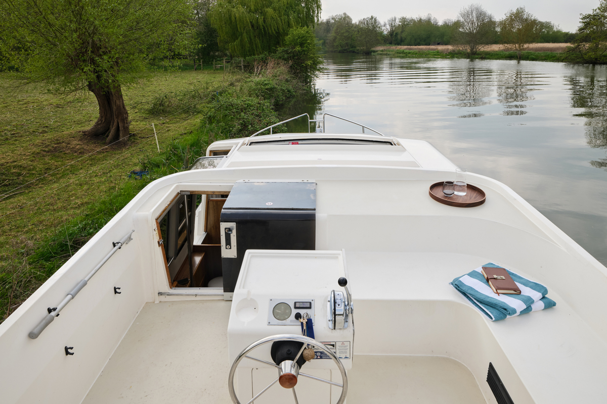 Aussensteuerstand Hausboot Classique