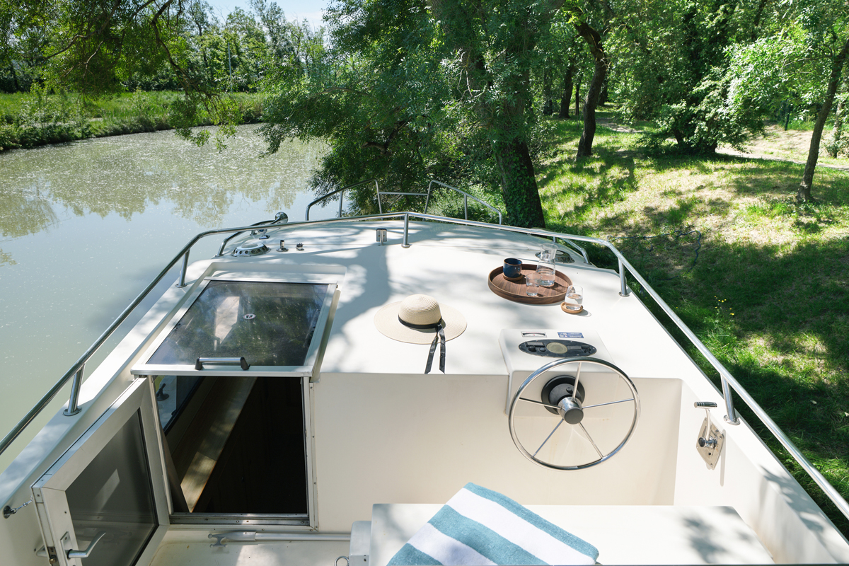 Aussensteuerstand Boot Countess