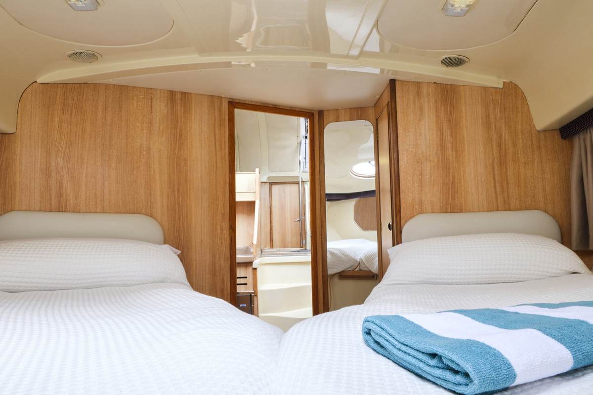 Bugkabine Hausboot Consul