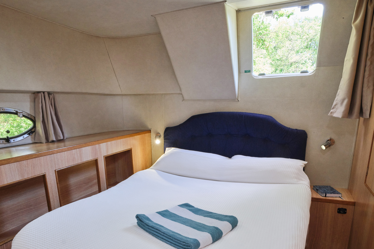 Heckkabine Doppelbett Countess