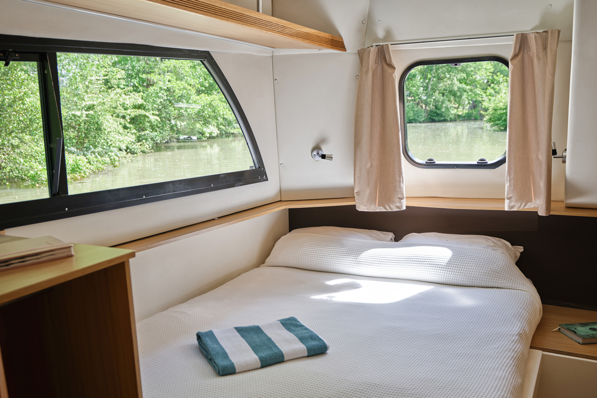 Heckkabine mit Doppelbett Mystique