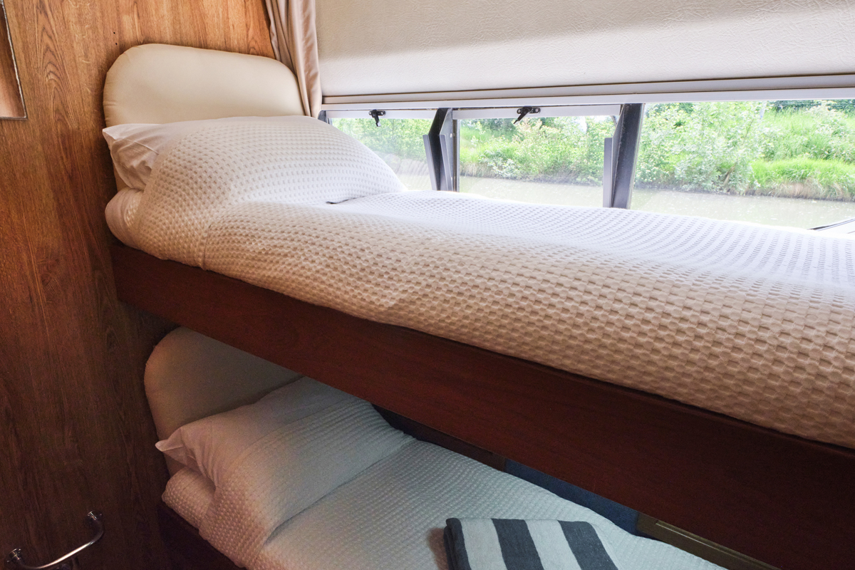 Kabine mit 2 Etagenbetten