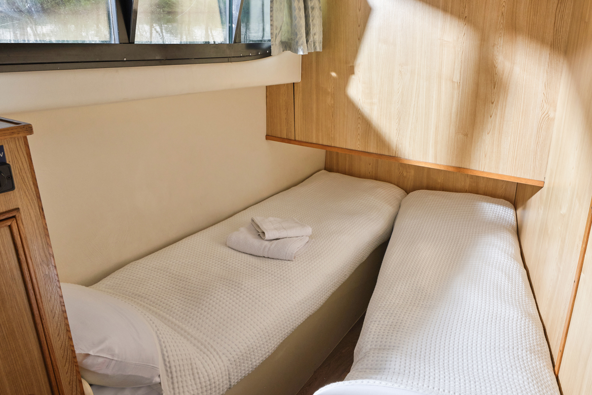 Seitliche Kabine mit Einzelbetten Elegance