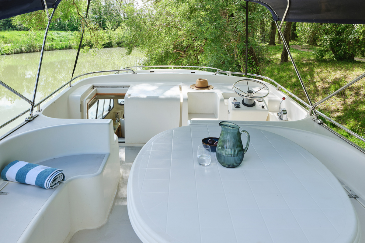 Sonnendeck Außensteuerstand Dancer 4