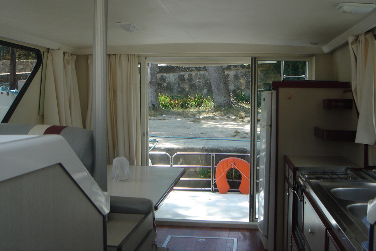 Blick zur Heckterrasse Cruiser Comfort 6/8