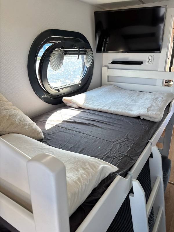 Etagenbett in Kabine von Boot Campi 400 Typ 2